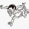 川边京斋的日本妖怪/恶魔画 - 图片 2