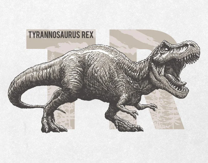 Meu Desenho do Tiranossauro rex