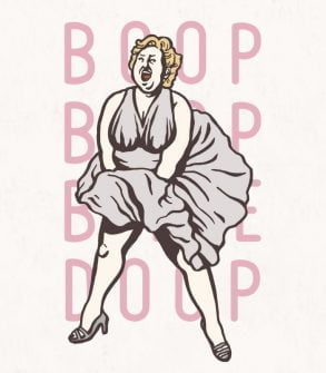 Blonde bombshell / Blonde beauty / Drawing