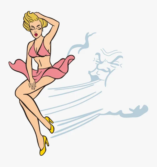 Menina e Vento / Pin ups
