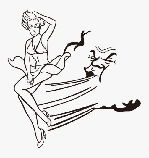 Menina e Vento / Pin ups