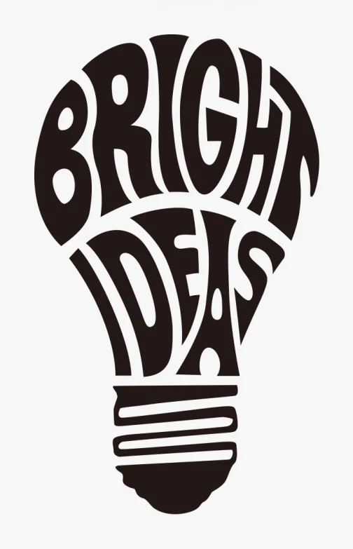 Idee brillanti / Logo della lampadina