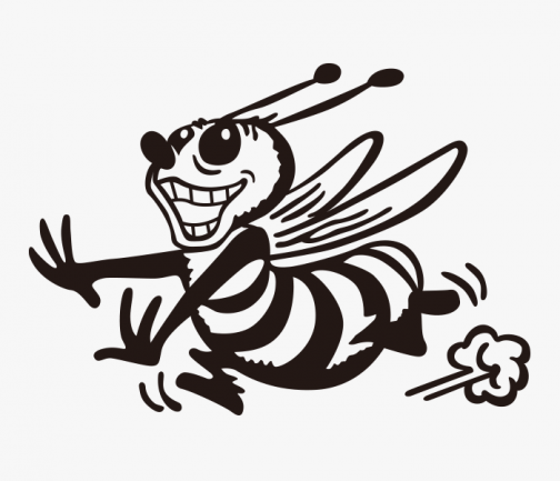 Truque de jogo das abelhas / Desenho de personagens