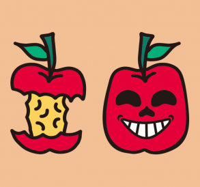 Presence or Absence / Apple Character / Drawing