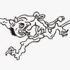 川边京斋的日本妖怪/恶魔画 - 图片 2