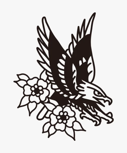 American Traditional Eagle / Drawing