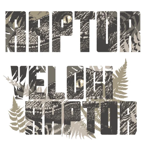 ไดโนเสาร์ velociraptor / ใบหน้า / หัว / การวาด