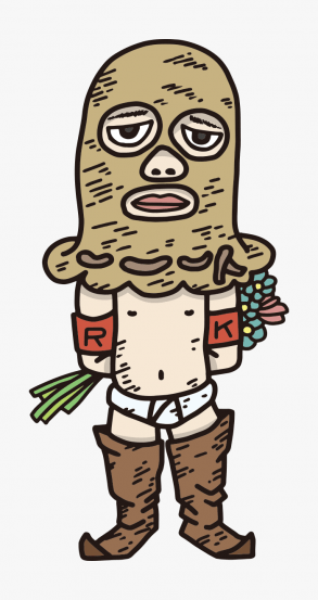 Moed van de jongen / Tekening