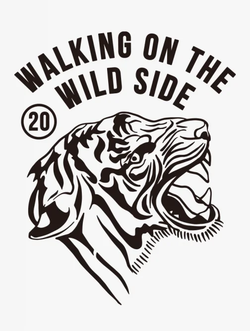 Logo della tigre / Waking on the wild side / Disegno