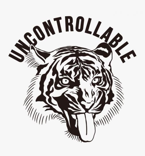 Uncontrollable Tiger / Drawing