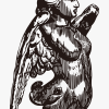 Desenho da Estátua do Anjo em pedra - Image 2