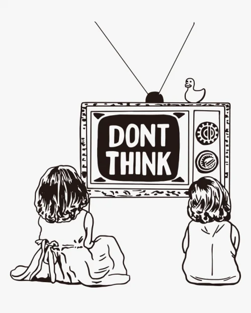 Brainwashing - Don't Think - drawing