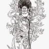 Fudo Myoo japonês Ukiyo-e - ser mais alto no budismo - Desenho - Image 2