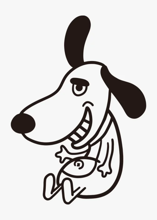 Chien de traçage - dessin