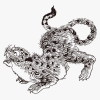 Desenho de Leopardo - Arte Retro japonesa - Image 2