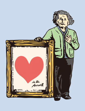 Liebe ist die Antwort - Zeichnung