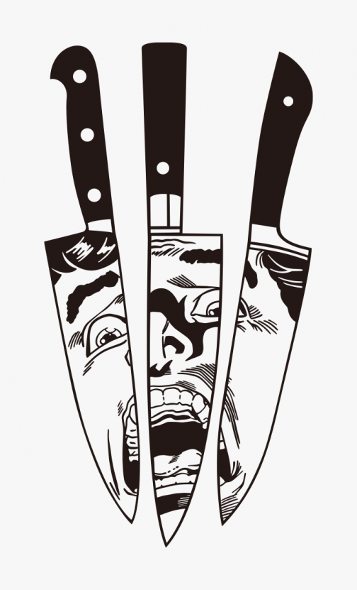 Fear in the knife - Illustration