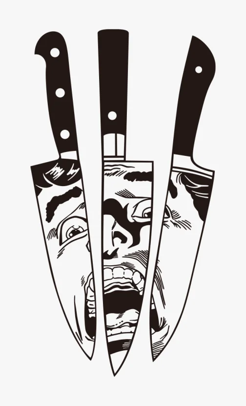 La paura nel coltello - Illustrazione