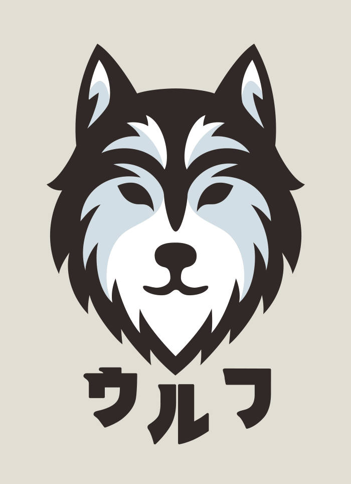 japanese wolf symbol