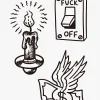 Reeks van tatoegeringsschets - illustratie - Afbeelding 2