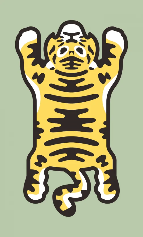 Tiger Rug - Illustration