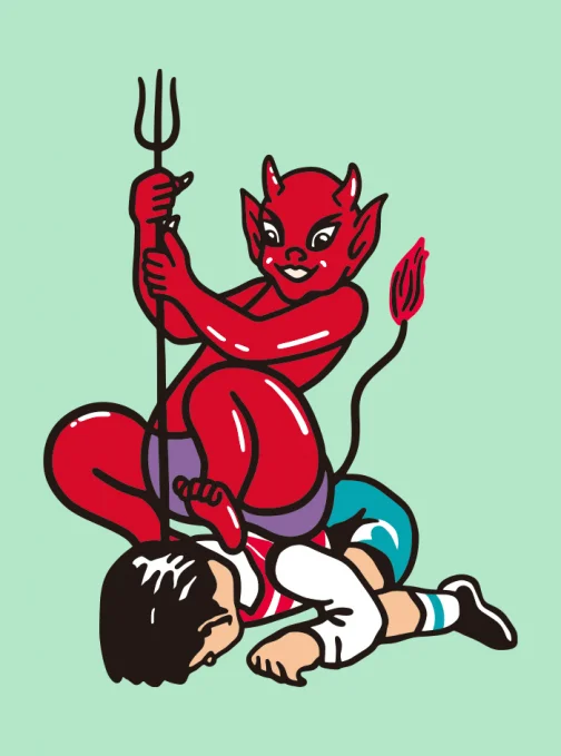 Regra pelo diabo - Desenho