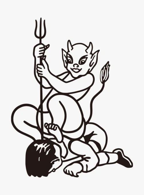 Regra pelo diabo - Desenho