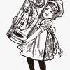 Alienígena em formaldeído e uma garota de padaria - ilustração - Image 2