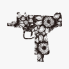 Sonnenblumen-Maschinengewehr - Zeichnung – Bild 2