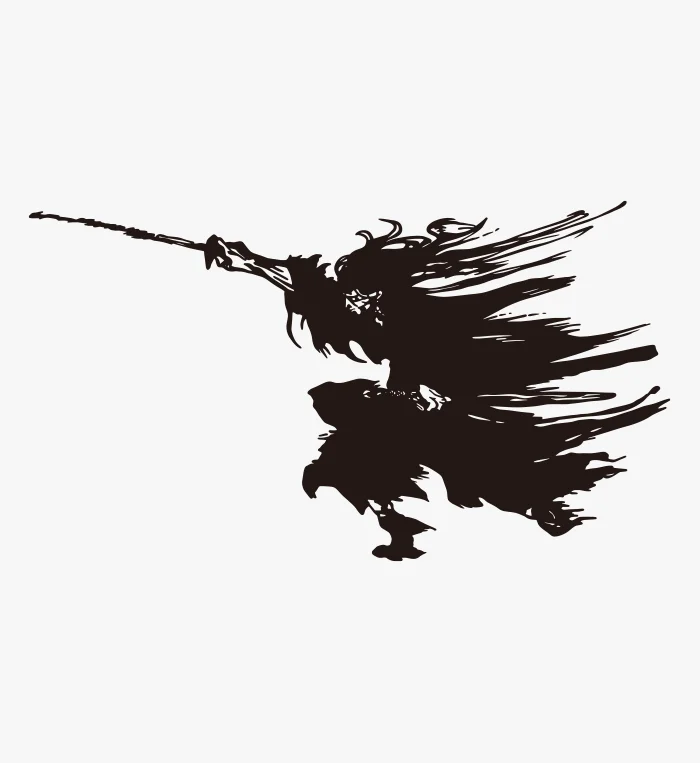 武士水墨画- 绘画| ai illustrator file | US$5.00 each | Ai