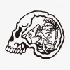 The Skull's Last Memory - Tekening - Afbeelding 2