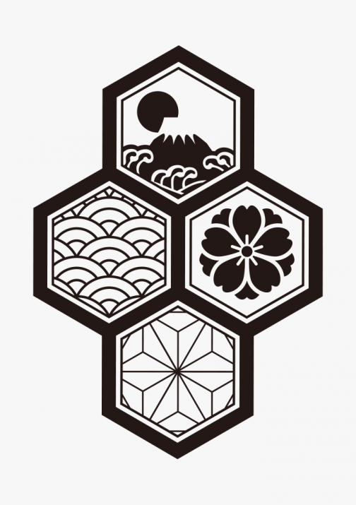 Motif japonais symbolique 01 - Emblème