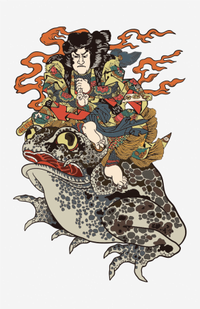 Kabuki Ukiyoe de Kuniyoshi Utagawa