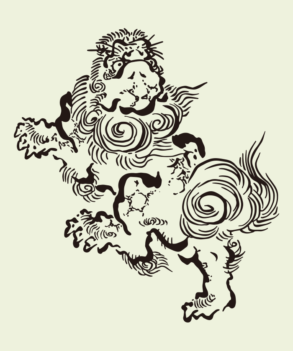 Komainu - Ukiyoe Drawing 