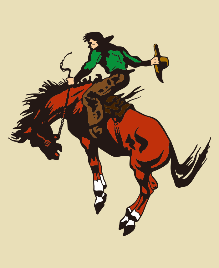 VAQUEIRO A CAVALO - DESENHO 