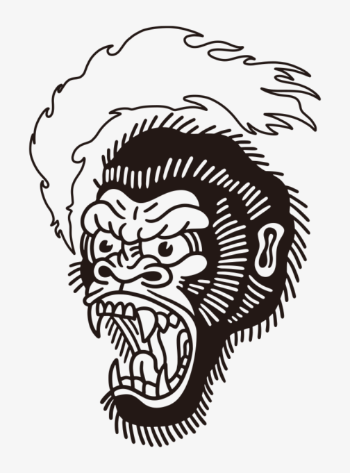 Hot Rock Gorilla illustration