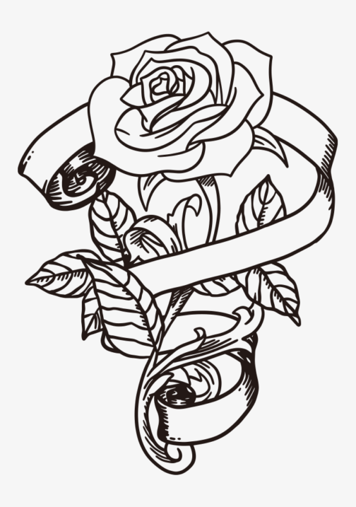 Clip art of rose