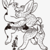 “兔子相扑”的插图/ - 图片 2