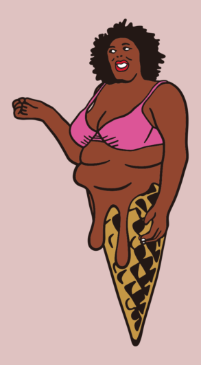 IJs tante! / illustratie