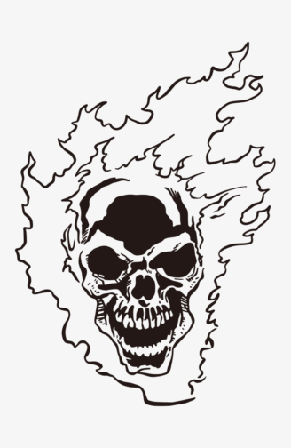 Burning skull / clipart | ai illustrator file | US$5.00 each | Ai & PNG ...