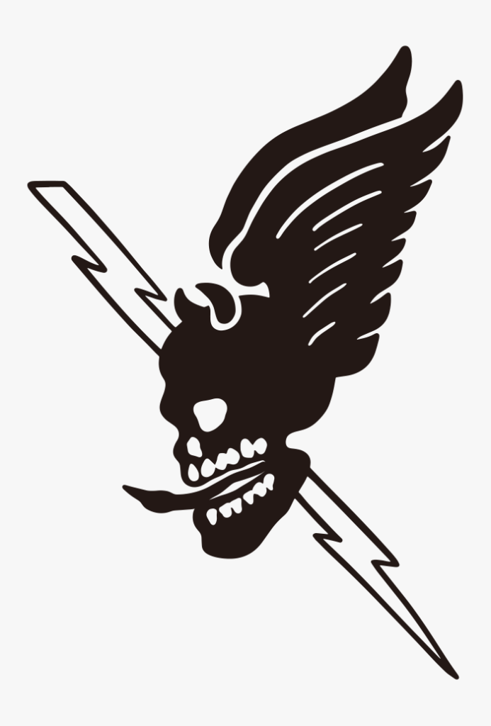 Skull With Horns And Wings Retro Military Patch Ai Illustrator File Us500 Each Ai 