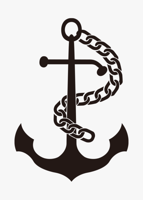 Logotipo de ilustración de ancla