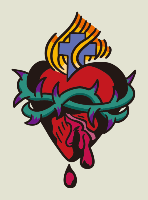 La espina y el corazón / Logo
