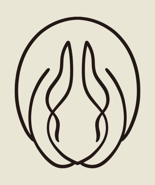Logotipo simples para coelhos