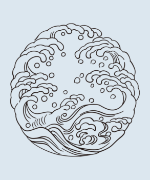 Japanisches Wellensymbol