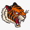 Logo dell'illustrazione della tigre e del fulmine. - immagine 2