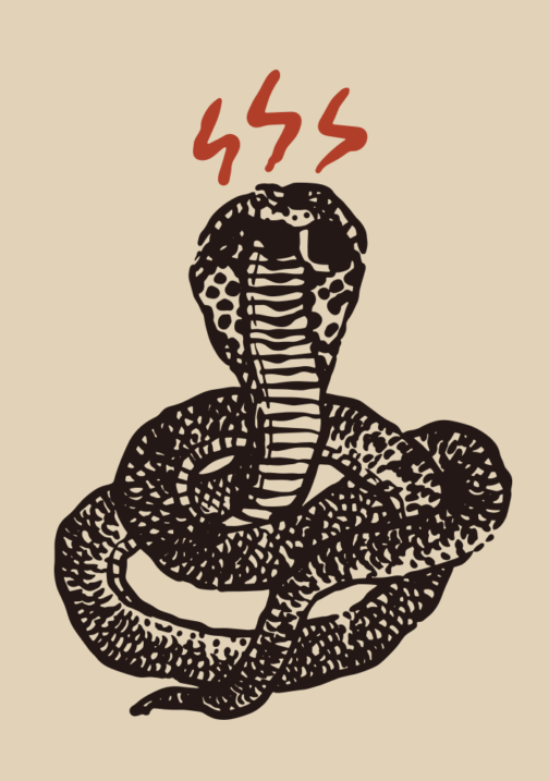 Clip art of cobra