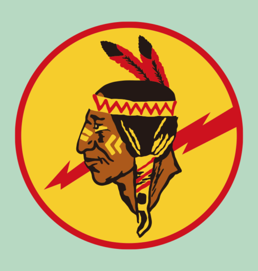 Native American face logo