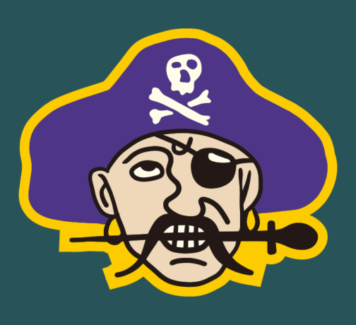 Pirate captain / retro patch design