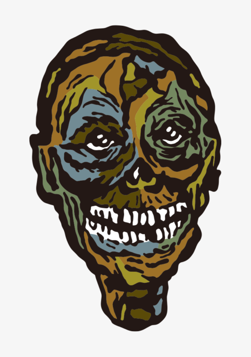 Zombie in the style of old paintings 01
